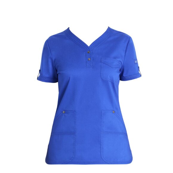 Women's Genuine Dickies Snap Front Top - Picture 2 of 6